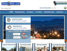 Tablet Screenshot of homesnboise.com